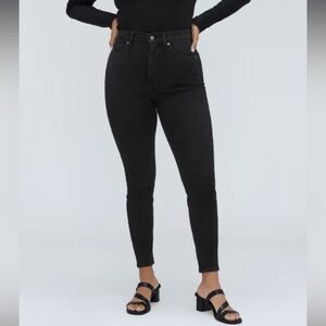 Everlane Denim Black Skinny Jean size 27 Regular